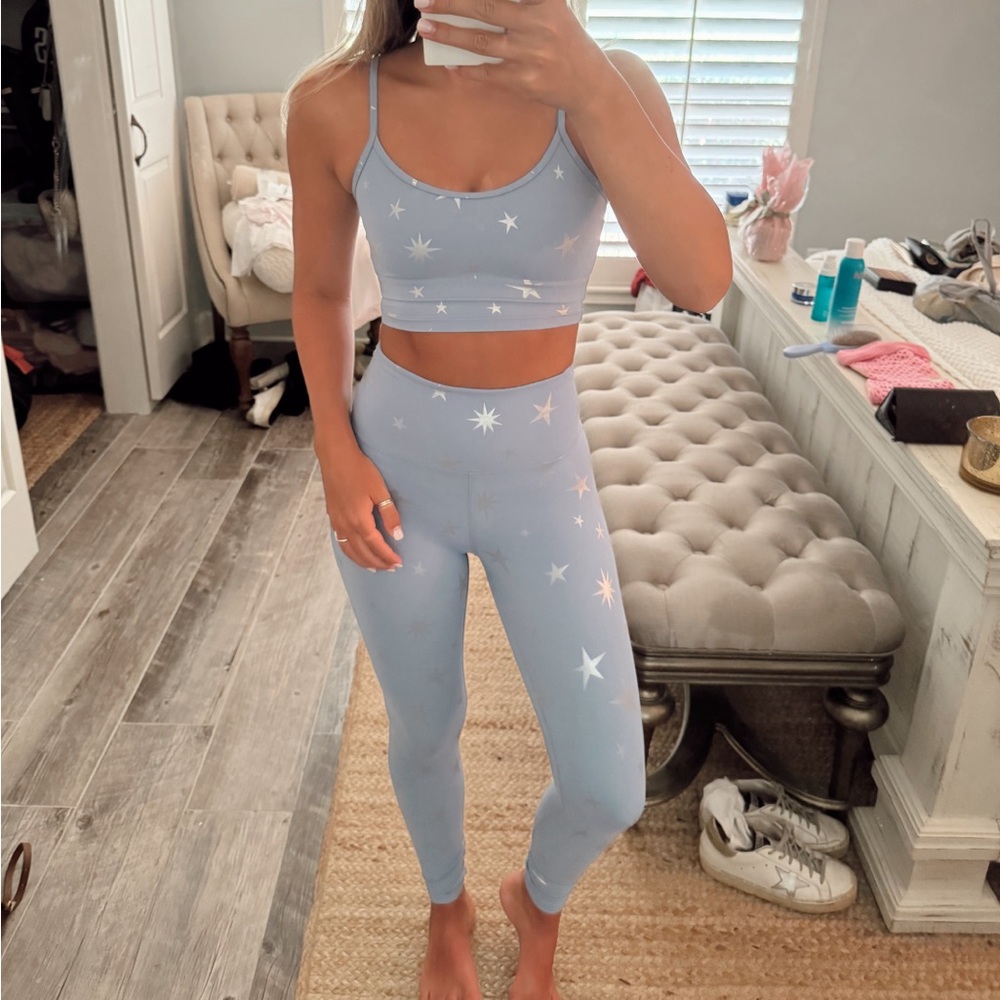 Beach Riot blue with silver stars set